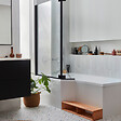 JACOB DELAFON - Pack baignoire bain douche antidérapante 170 x 90 Neo blanc mat version gauche + tablier - vignette