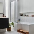 JACOB DELAFON - Baignoire bain douche Neo + pare bain + étagère 160 x 90, version gauche - vignette