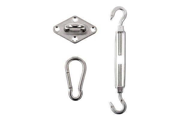 HESPERIDE - Kit de fixation murale pour voile d'ombrage - Hespéride - large