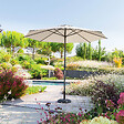 HESPERIDE - Parasol droit rond inclinable LOOMPA Blé 3M - vignette