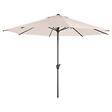 HESPERIDE - Parasol droit rond inclinable LOOMPA Blé 3M - vignette