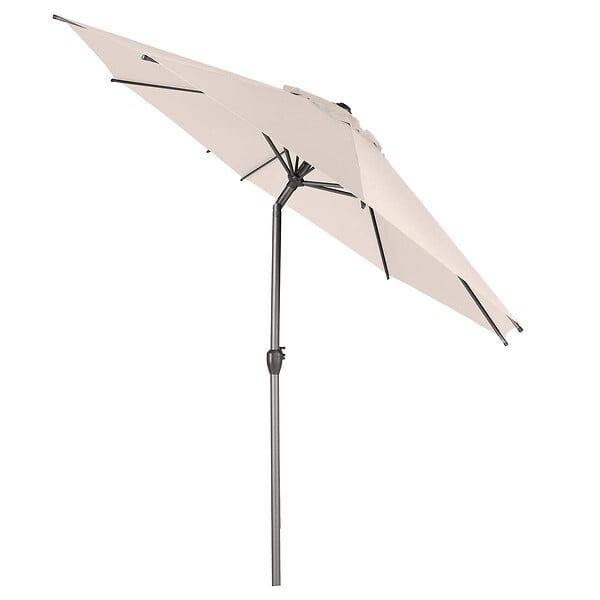 HESPERIDE - Parasol droit rond inclinable LOOMPA Blé 3M - large