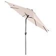HESPERIDE - Parasol droit rond inclinable LOOMPA Blé 3M - vignette