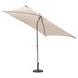 HESPERIDE - Parasol droit carré "Soya" blé 2,5x2,5m - vignette