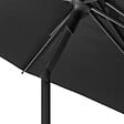 HESPERIDE - Parasol droit rond "Soya" ardoise D2,7m en acier - vignette