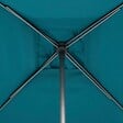 HESPERIDE - Parasol droit carré "Soya" bleu canard D2,5x2,5m en acier - vignette