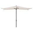 HESPERIDE - Parasol droit rectangulaire inclinable "Loompa" blé 2,5x2,5m - vignette