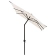 HESPERIDE - Parasol droit rectangulaire inclinable "Loompa" blé 2,5x2,5m - vignette