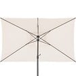 HESPERIDE - Parasol droit rectangulaire inclinable "Loompa" blé 2,5x2,5m - vignette