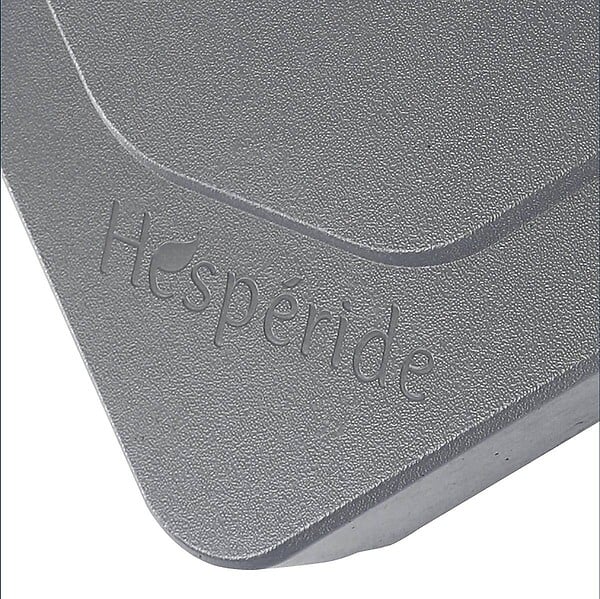 HESPERIDE - Dalle pour parasol "Stacio" ardoise 15kg en béton - large