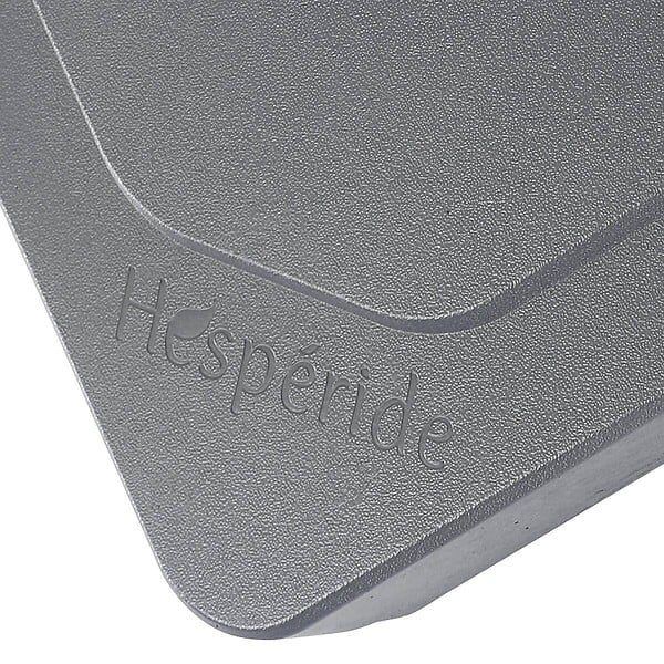 HESPERIDE - Dalle pour parasol "Stacio" ardoise 25kg en béton - large