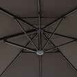 HESPERIDE - Toile de parasol droit "Galys" platine 4x3m en polyacrylique - vignette