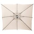 HESPERIDE - Parasol déporté carré "Manoa" blé 2,5x2,5 m - vignette
