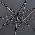 HESPERIDE - Parasol déporté rectangulaire "Équador" Ardoise 4 x 3m en aluminium et polyester - vignette