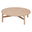 HESPERIDE - Table basse de jardin ronde "Deona" 120x38cm en acacia - vignette