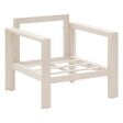 HESPERIDE - Fauteuil de salon de jardin "Évasion" argile polyester et aluminium - vignette