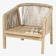 HESPERIDE - Fauteuil de salon de jardin "Papouasie" en acacia - vignette