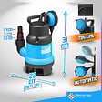 EKKO PUMPS - Kit pompe vide caves eaux chargées 400W + tuyau d évacuation 10M - Ekko Pumps - vignette