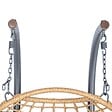 HESPERIDE - Fauteuil oeuf suspendu "Ajar" ardoise 2 places en acier traité époxy - vignette