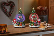 SMARTSOLAR - Boule à neige music sapin 10cm - vignette
