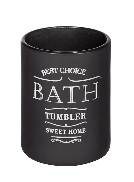 WENKO - Gobelet sweet home, noir - large