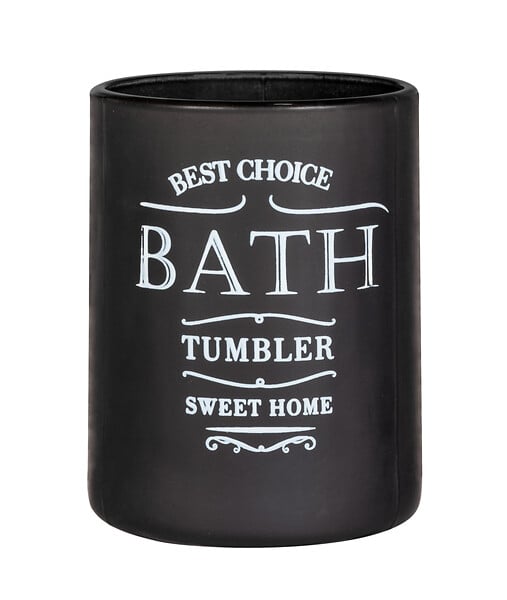 WENKO - Gobelet sweet home, noir - large