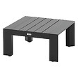 HESPERIDE - Pouf de jardin "Évasion" graphite aluminium et oléfine - vignette