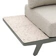 HESPERIDE - Salon de jardin "Pulpy" vert laurier 7 places en aluminium et polyester - vignette
