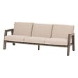 HESPERIDE - Salon de jardin "Axiome" 5 places beige et praline - vignette