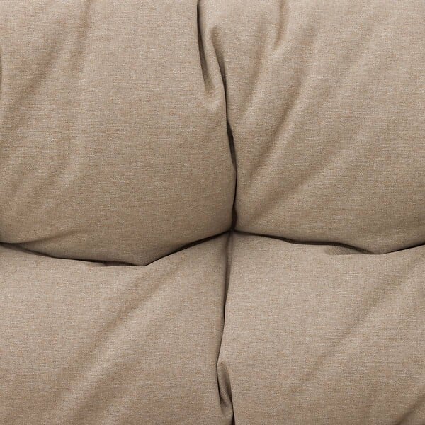 HESPERIDE - Canapé de jardin "Meloane" beige 2 places en acier polyester - large