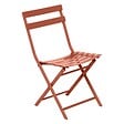 HESPERIDE - Chaise de jardin pliante "Greensboro" ambre en acier traité époxy - vignette