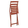 HESPERIDE - Chaise de jardin pliante "Greensboro" ambre en acier traité époxy - vignette