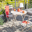 HESPERIDE - Chaise pliante "Greensboro" argile en acier traité en epoxy - vignette