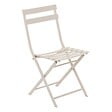 HESPERIDE - Chaise pliante "Greensboro" argile en acier traité en epoxy - vignette