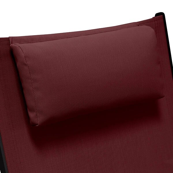 HESPERIDE - Appui-tête "Adaptia" bordeaux 40x22x6cm en texaline - large