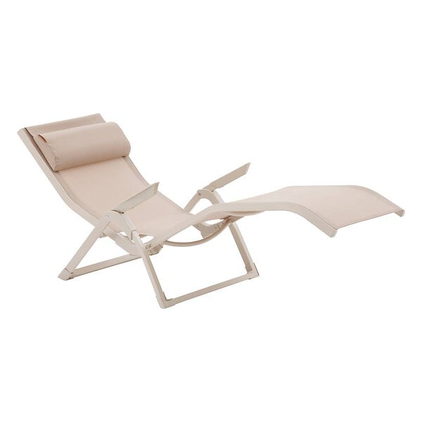 HESPERIDE - Transat "Decima" lin & argile aluminium et texaline - large