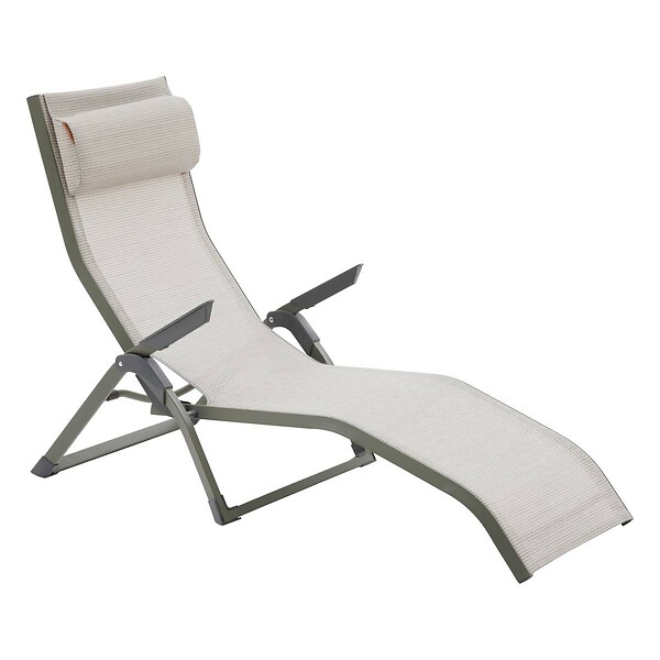 HESPERIDE - Transat "Decima" vert & vert laurier aluminium et texaline - large