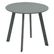 HESPERIDE - Table d'appoint de jardin ronde "Saona" vert laurier 50 x 45cm en acier - vignette