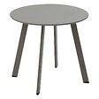 HESPERIDE - Table d'appoint de jardin ronde "Saona" café 50 x 45cm en acier - vignette
