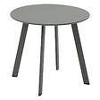 HESPERIDE - Table d'appoint de jardin ronde "Saona" vert laurier 70 x 40cm en acier - vignette