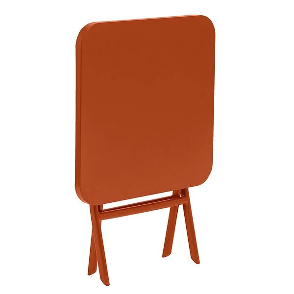 HESPERIDE - Table d'appoint de jardin carrée "Greensboro" ambre 40x40cm en acier traité époxy - large