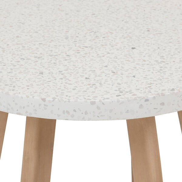 HESPERIDE - Table d appoint de jardin ronde "Lemindo" 50 x 53cm en eucalyptus - large