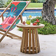 HESPERIDE - Table d appoint de jardin ronde "Osuna" 50 x 50cm en acacia - vignette
