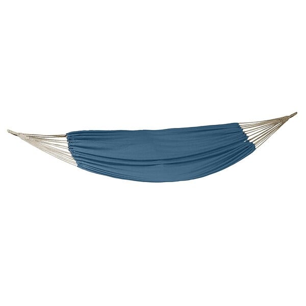 HESPERIDE - Toile de hamac double "Yaqui" bleu canard 307x150cm en polyester - large