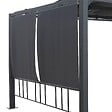 HESPERIDE - Kit de 4 stores pour tonelle "Moai" 3x4m en polyester - vignette
