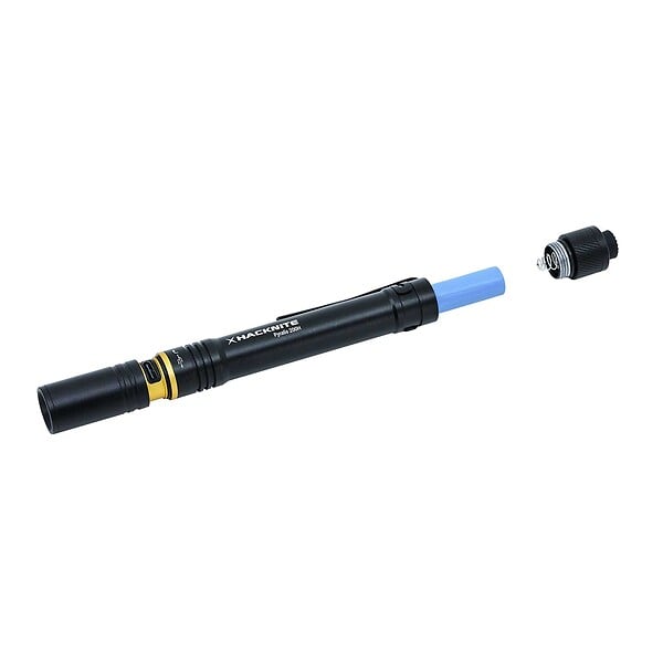 HACKNITE - Lampe de Poche LED stylo hybride Rechargeable et Piles - PYRALIS 200H - 200 lumens -HACKNITE - large