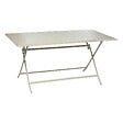 HESPERIDE - Table de jardin pliante carrée "Azua" argile 6 places en aluminium traité en epoxy - vignette