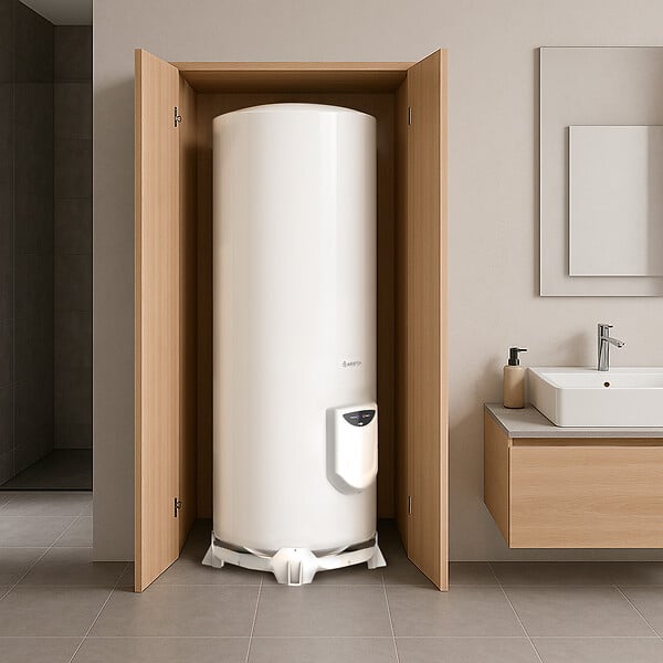 ARISTON - Chauffe eau électrique Vertical Sol Ariston HPC + XPERT 300 L - large