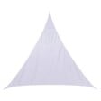 HESPERIDE - Voile d'ombrage triangulaire "Curacao" blanc 3x3x3m en polyester - vignette