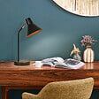 COREP - Lampe de bureau métal noir mat Corep AUGUSTE H37.50cm - vignette